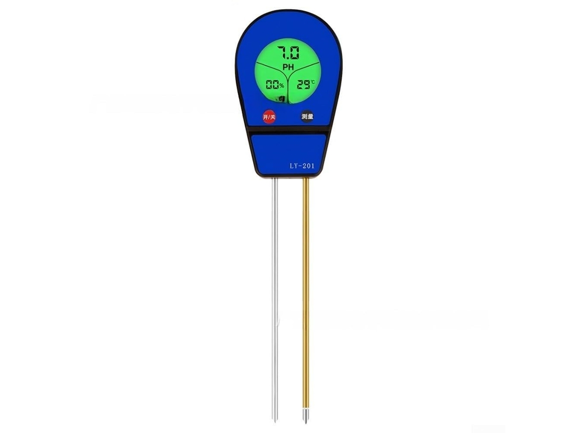 Medidor De Solo Digital 3em 1com Ph, Umidade E Temperatura, Grande Visor Lcd Para Jardim, Gramado, Fazenda
