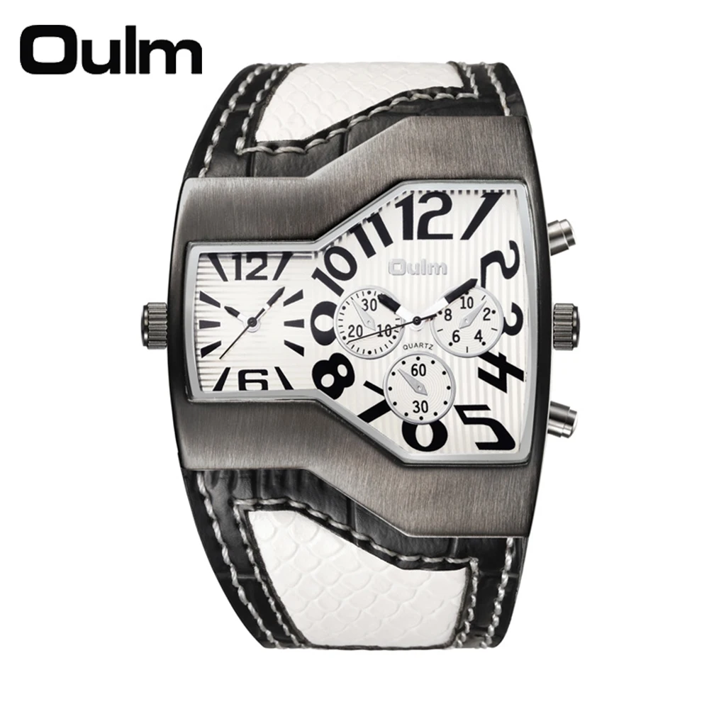 Relógio de Quartzo Militar de Luxo Masculino MDUG (branco)
