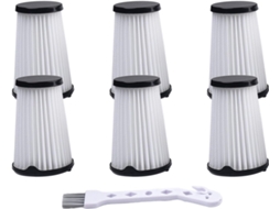 Conjunto De 6 Filtros Espuma Reutilizáveis Para Aspirador Pó