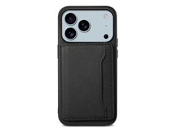 Capa Para Iphone 17 Pro Max - Textura De Couro De Bezerro Com Cobertura Total