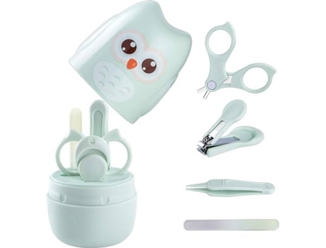 Kit Manicure TWO CALVES Conjunto de Limas para Unhas de Bebê 4 em 1