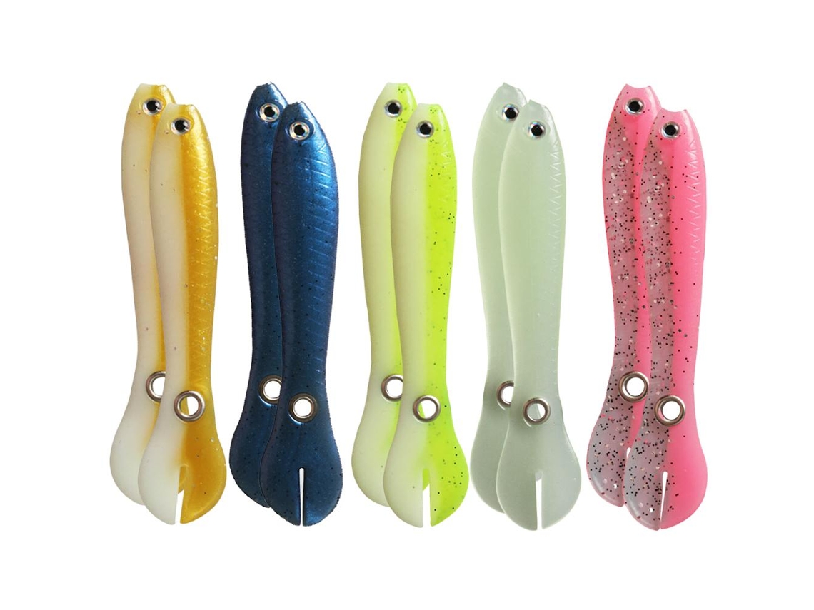 Bionic Loach Soft Bait (tail Swing To Lure Fish, Bionic Mimicry) 10-piece Set New 10cm 6g Lure Bait