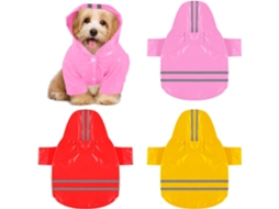 Conjunto De 3 Capas De Chuva Com Capuz Canino, Impermeáveis