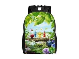 Mochila Pikmin W1085 Para Escola E Trabalho, Leve E À Prova Dágua, Mochila Estilosa Para Estudantes E Adultos J1085 Olysi Shop