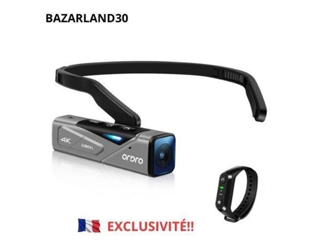 Bazarland Ordro Ep7 4k Câmera Gimbal Estabilização 120° Campo de Visão À Prova de Intempéries
