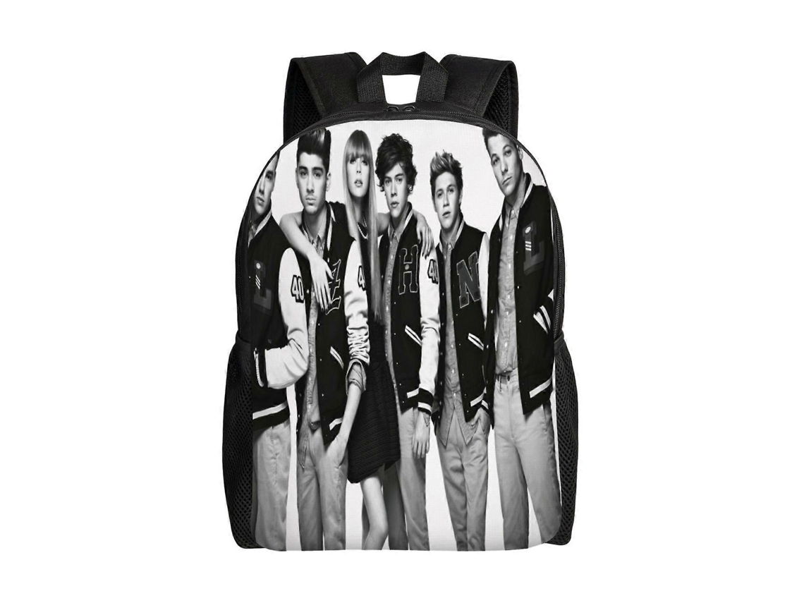 Mochila One Direction V70 Para Estudantes, Leve E Resistente, Impermeável E Com Alça De Ombro Ajustável.