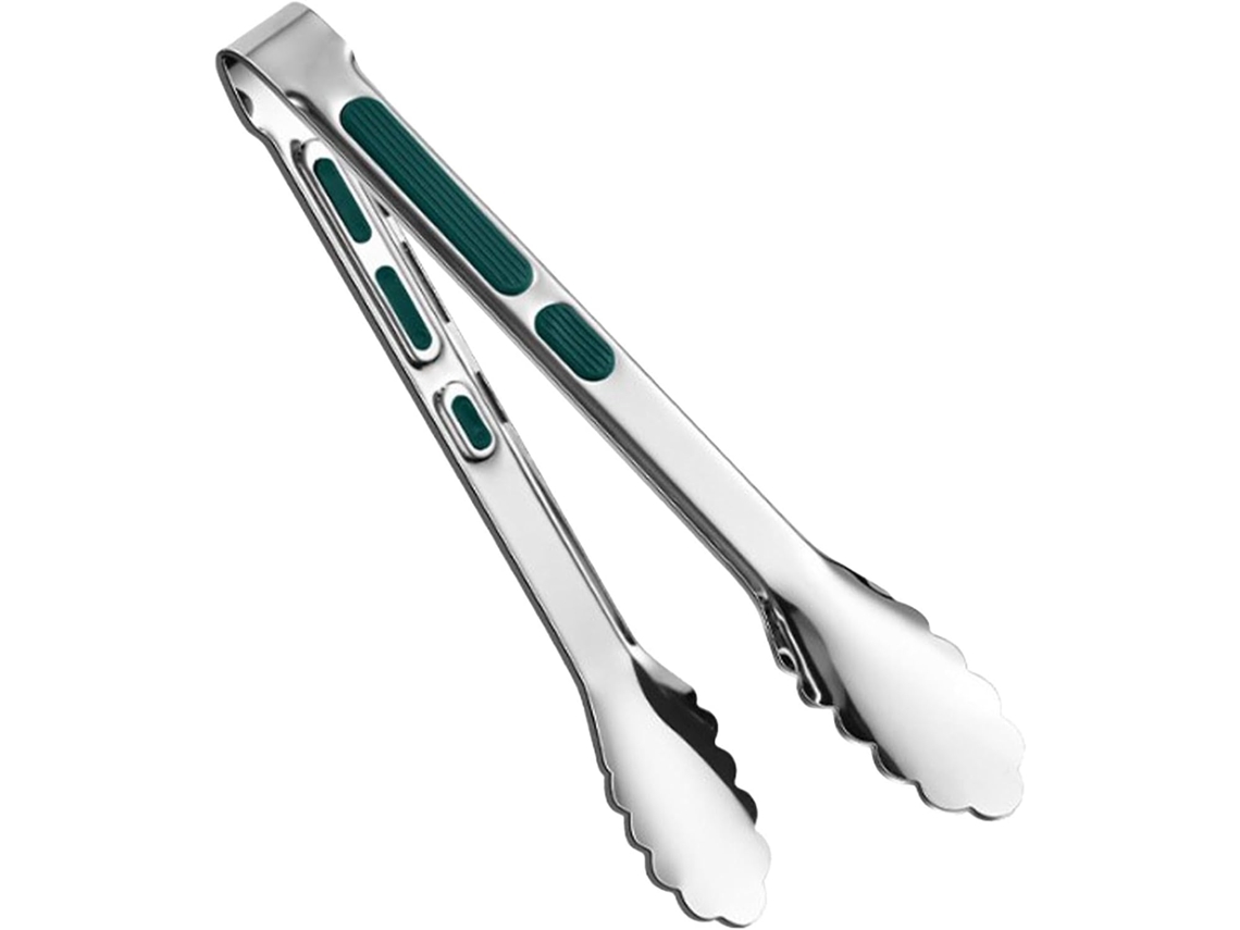 Pinça Para Churrasco Em Aço Inoxidável Resistente Com Cabo Antiderrapante, Pinça Para Alimentos, Utensílio De Cozinha