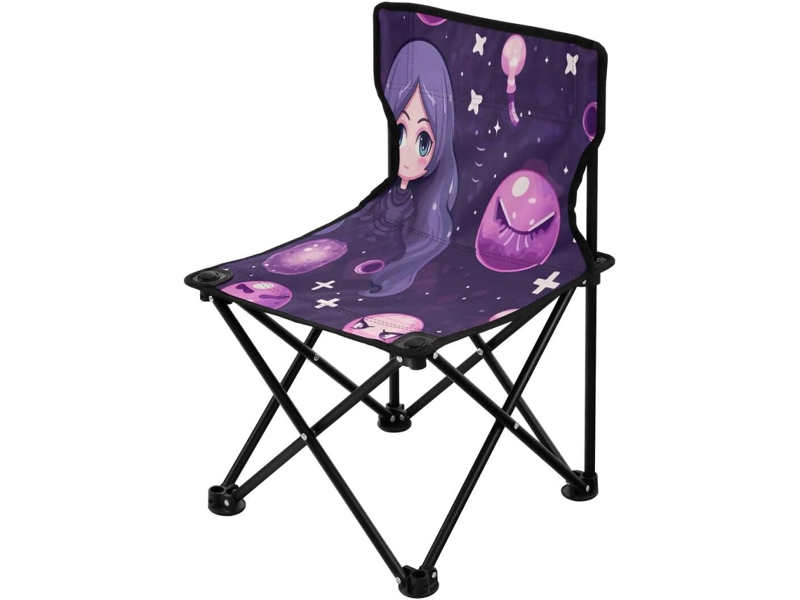 Cadeira de Camping Alipis em Tecido e Pe Dobrável, Portátil, Leve Ideal para Camping