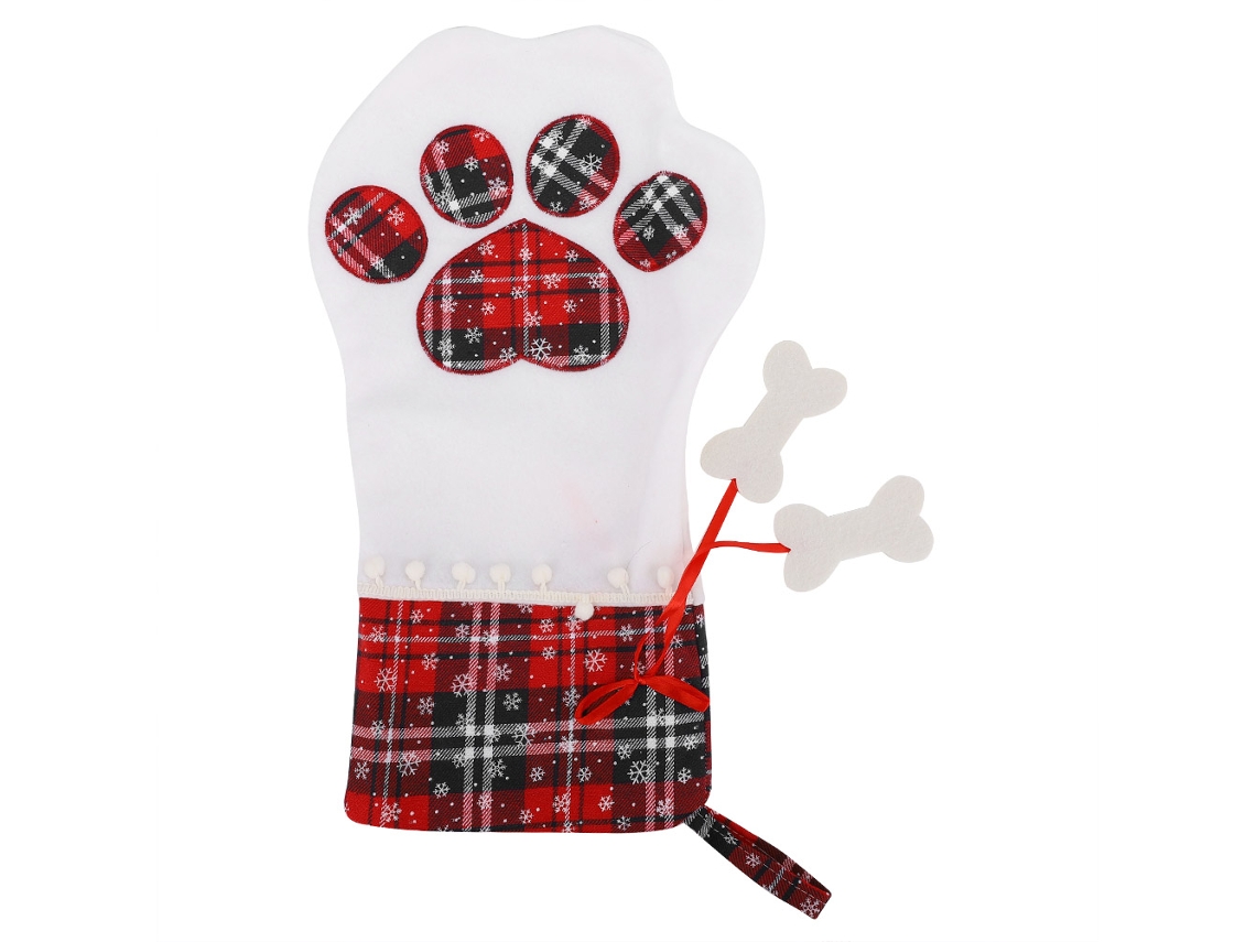 Laxiscreed Sacos Natalinos Para Presentes, Brinquedos E Decorações Com Estampa De Patas De Cão
