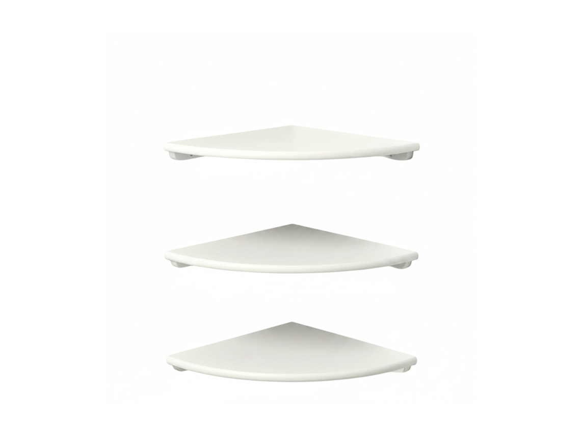 Estante De Canto Relaxdays, Vários Tam., Nogueira, Sala De Estar, Decoração, Máx. 5 Kg, Suspensa, Várias Cores