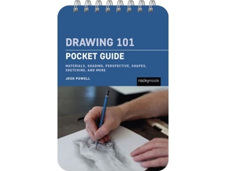 Livro Drawing 101 Pocket Guide de Josh Powell (Inglês)