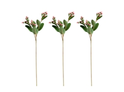 Arranjo De Flores Artificiais Laxiscreed 55cm Pink Com Ramos De Hera E Frutos Para Decoração