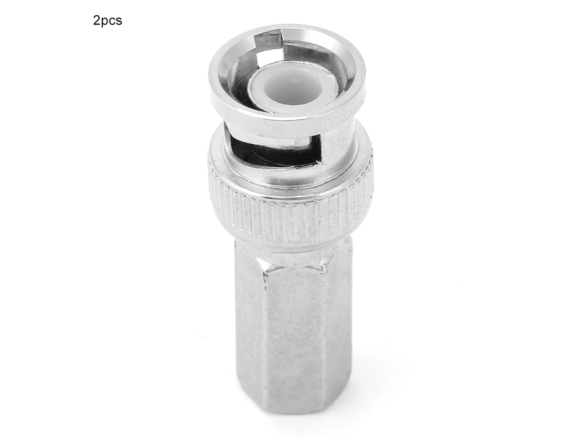 Laxiscreed Conector Bnc Macho Para Câmaras Cctv, Compatível Com Rg59 E Cabos 6u
