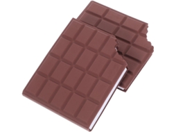 2 Conjuntos Carnet De Notes Parfumé Au Chocolat Bloc-notes Autocollant Page En Forme De Papeterie Créative