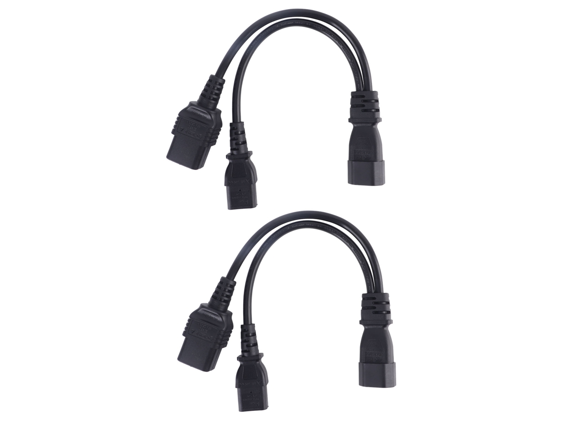 Adaptador de Cabo EOOCOO divisor Tipo Y conversão energia