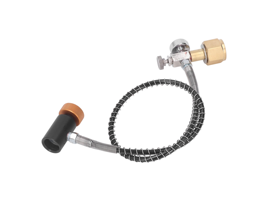 Laxiscreed Adaptador De Gás Com Mangueira Alta Pressão Para Tanque De Co₂ E Soda Water