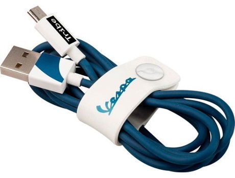 Cabo TRIBE Vespa (USB - Micro-USB - 1.2m - Azul) — USB - Micro-USB | 1.2 m