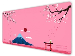 Mouse Pad Para Jogos Tokyo World Tour, Antiderrapante E Durável, Extra Grande, 300 Mm X 800 Mm Aquaforge