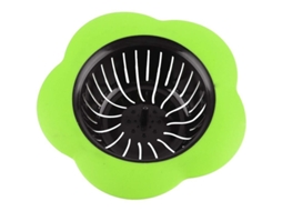 Filtro de Drenagem para Pia e Banheira de Plástico para Cozinha Banheiro Varanda (verde)