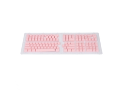 Juego de 132 Teclas Translúcidas Oem de Abs Tailandesas para Teclados Mecánicos de 61 a 108 Teclas Rosa