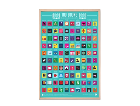 Poster GIFT REPUBLIC Raspadinha - 100 Livros