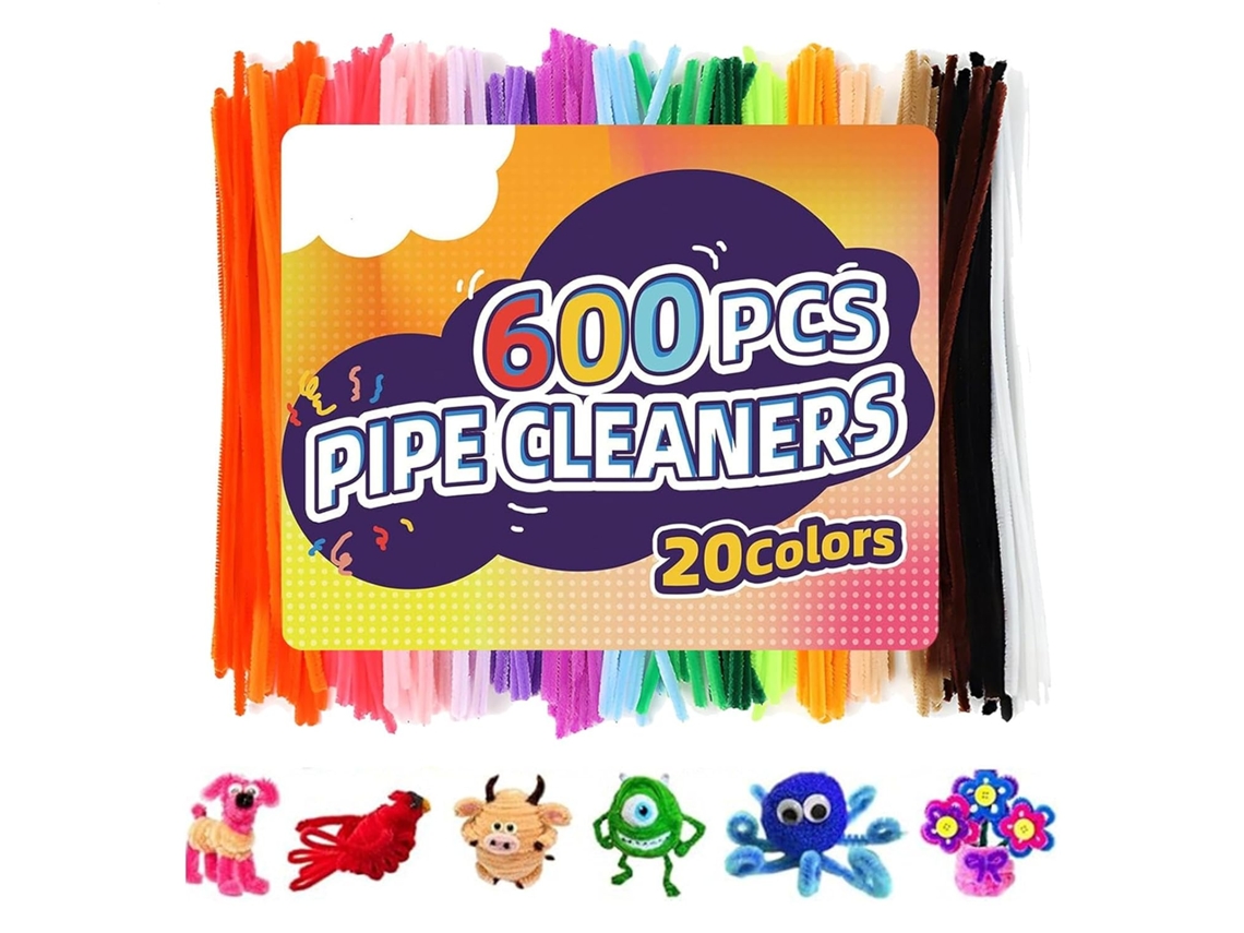 Tubos Para Artesanato Hastes De Chenille Para Materiais De Arte Brinquedos Criativos E Coloridos Gokoco
