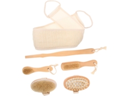 Conjunto De 5 Peças Escovas Esfoliantes Hemobllo, Incluindo Bucha Vegetal E Escova De Banho, Para Homens E Mulheres