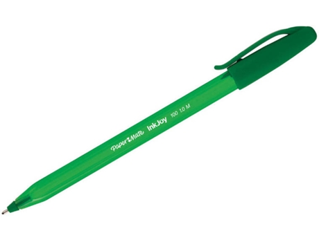 Caneta Paper Mate Inkjoy 100 Ponta Media Traco 1 mm Verde