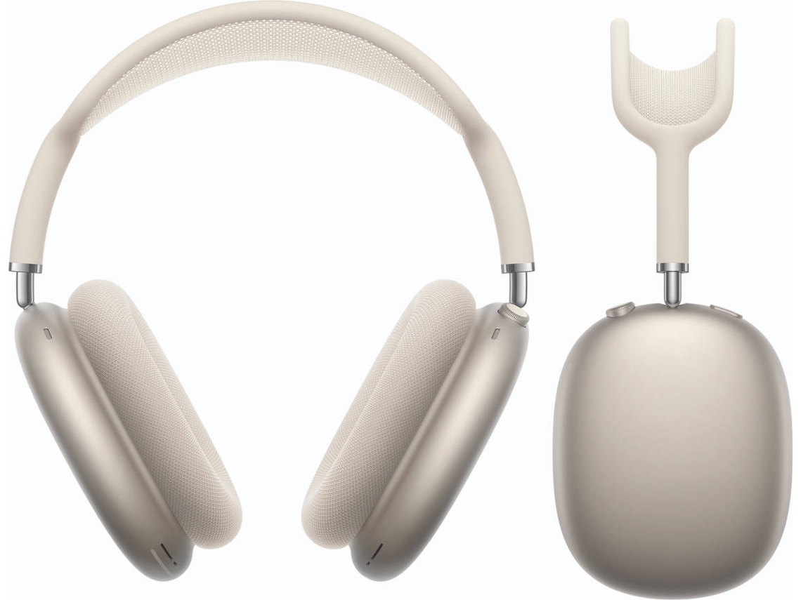 Auscultadores Bluetooth APPLE Airpods Max 2 (Over Ear -  Microfone - Bege)