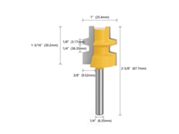 Laxiscreed Cavador Para Madeira Com Encaixe De 1/4" — Ideal Para Painéis Em Aço Tungstênio