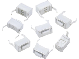 100-interruptores De Toque Dc12v 50ma 3x6x4, 3mm, Conectores Dip De 2 Pinos, Botão De Pressão 3x6x4, 3mm, Interruptores