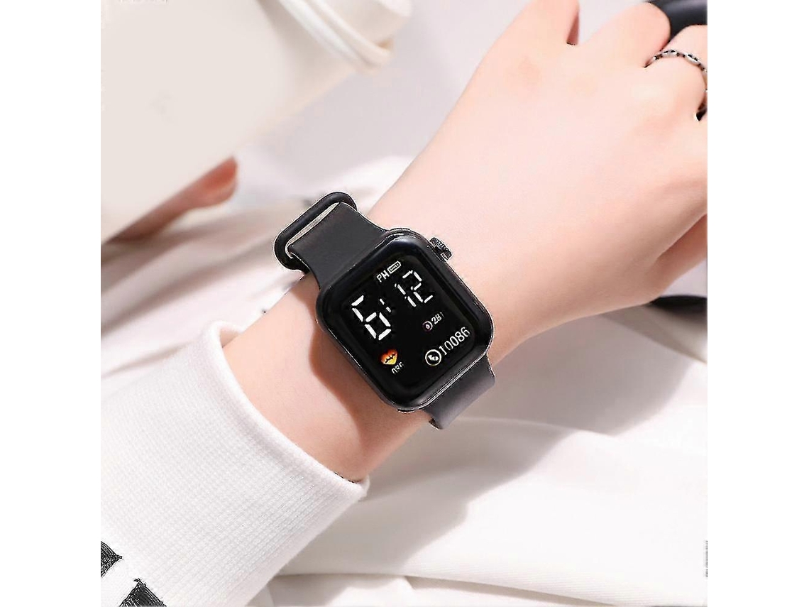 2024 Novo Fcy Ly Ebike Kids Watch Relógio Digital LED à Prova D'água para Meninos e Meninas