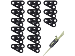 Conector De Corda 30 Unidades - Conector De Corda Ajustável 3-gaio - Leve - Duradouro - Acessórios De Tenda - Instalação Confiável
