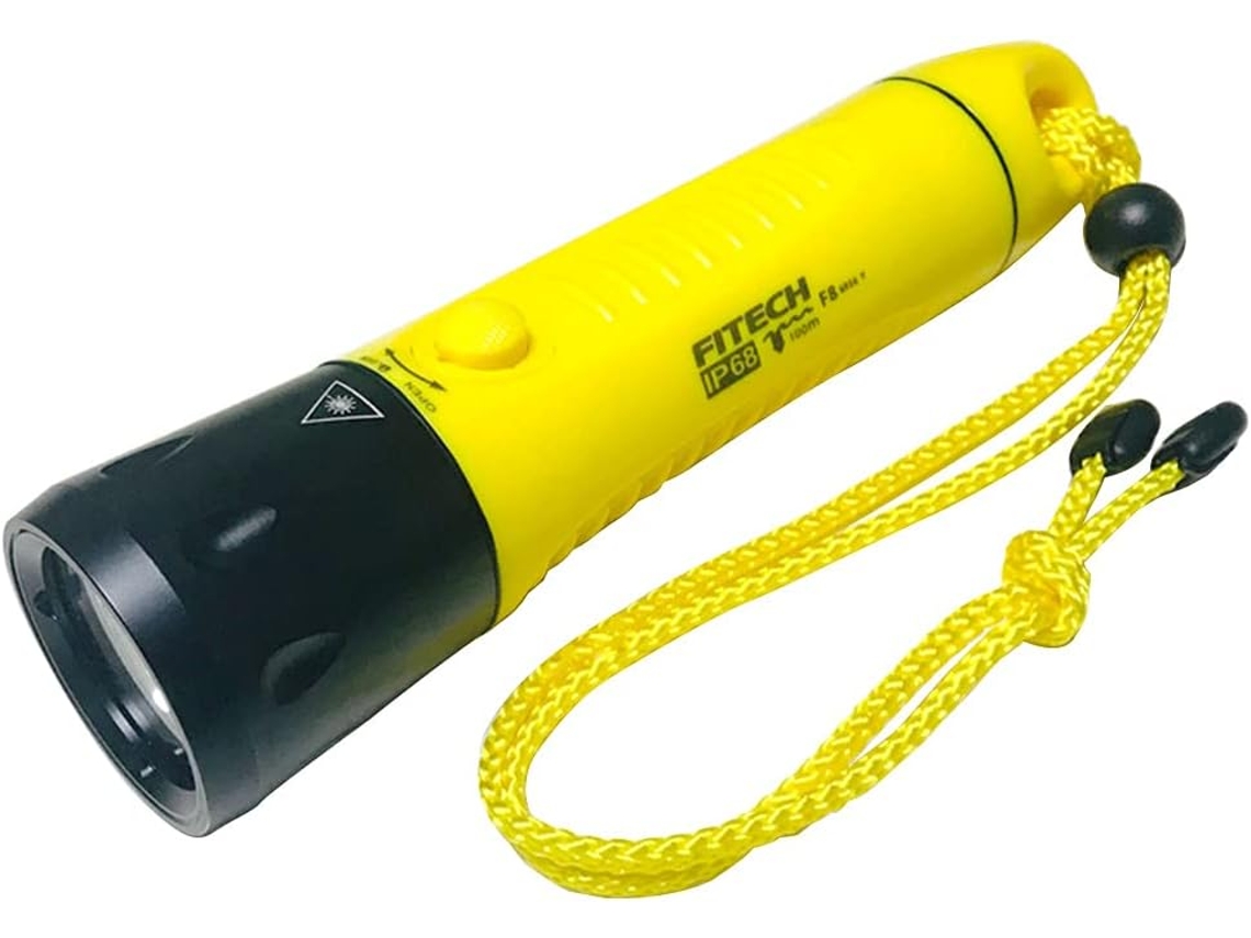 Lanterna Led À Prova D'água Com 3 Modos, Preta.