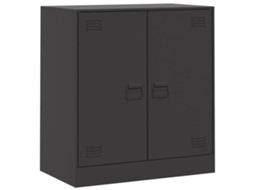 Aparador 67x39x73 Cm Aço Preto MAISON EXCLUSIVE
