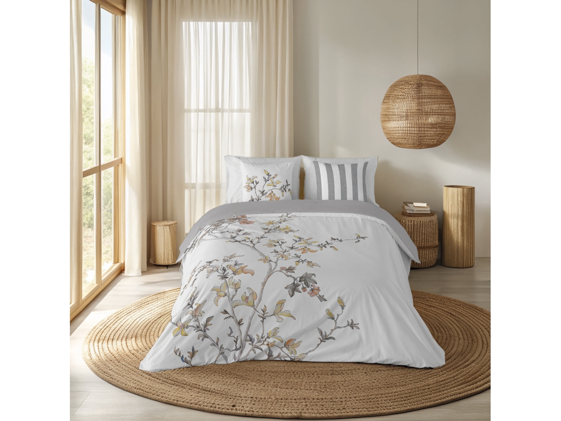 Capa De Edredão Estampada Sarah Para Cama 150