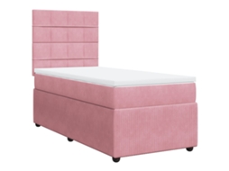 Box Spring Bed, Box Spring Beds Vidaxl Cor-de-rosa Veludo (80 X 200 Cm)