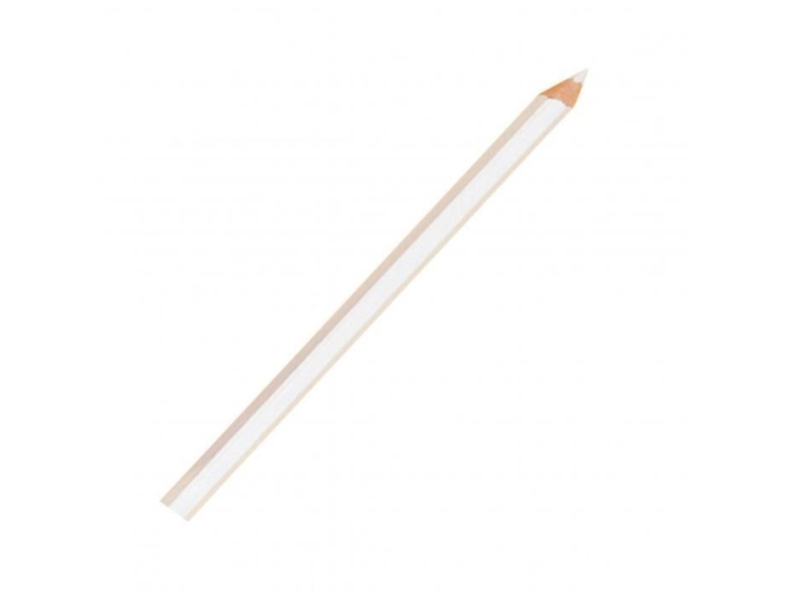 Giz De Cera Bohin Ponta Larga Branco 16,5 Cm Ideal Para Costura E Criação