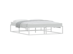 Bed Frame, Bed Frames Vidaxl Branco Metal (160 X 200 Cm)
