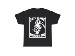 Goth Money Records Grim Reaper Tee Goth Money Wear Merch Size:xxxl