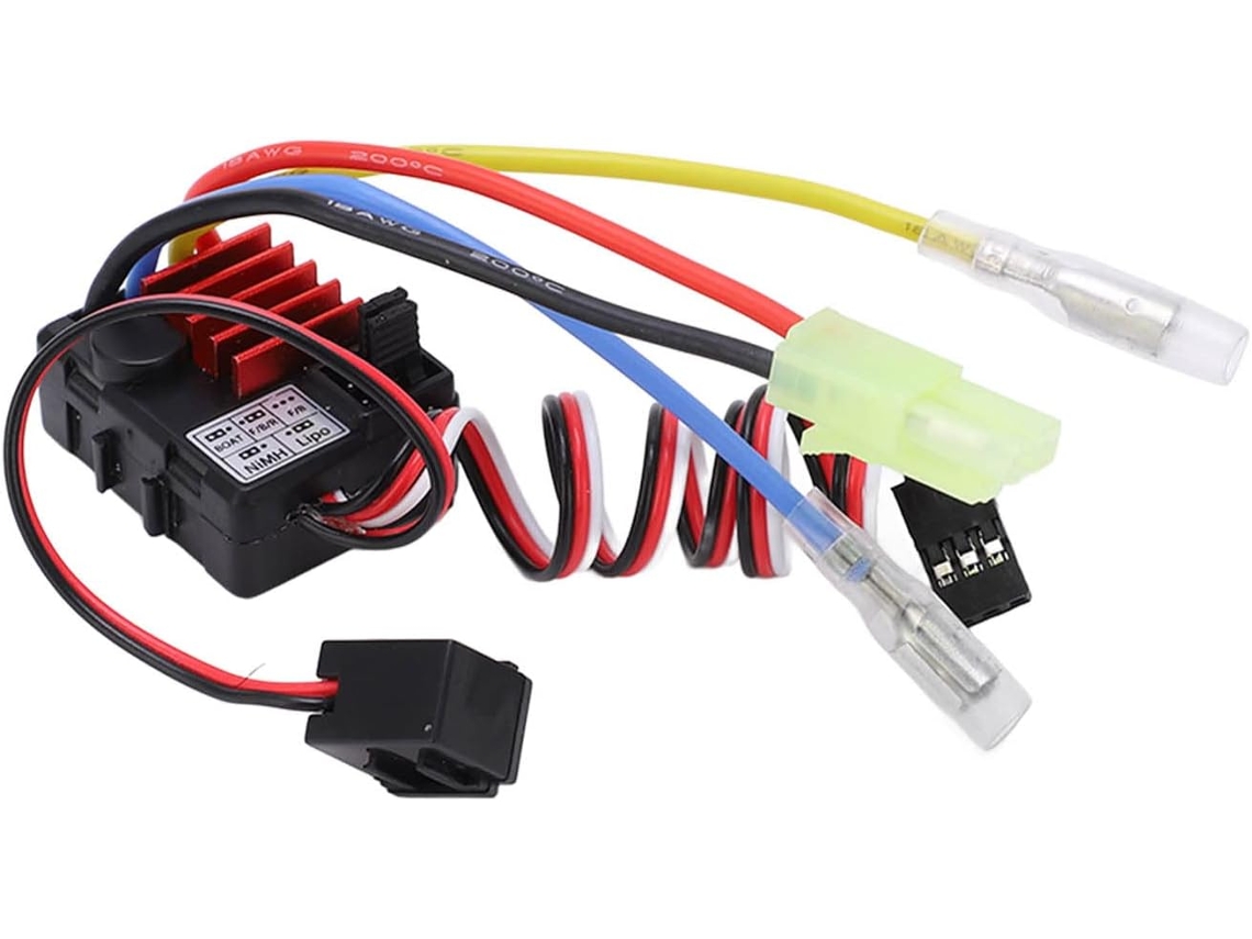 Controlador Eletrônico De Velocidade Rc 25a Com Escovas, À Prova