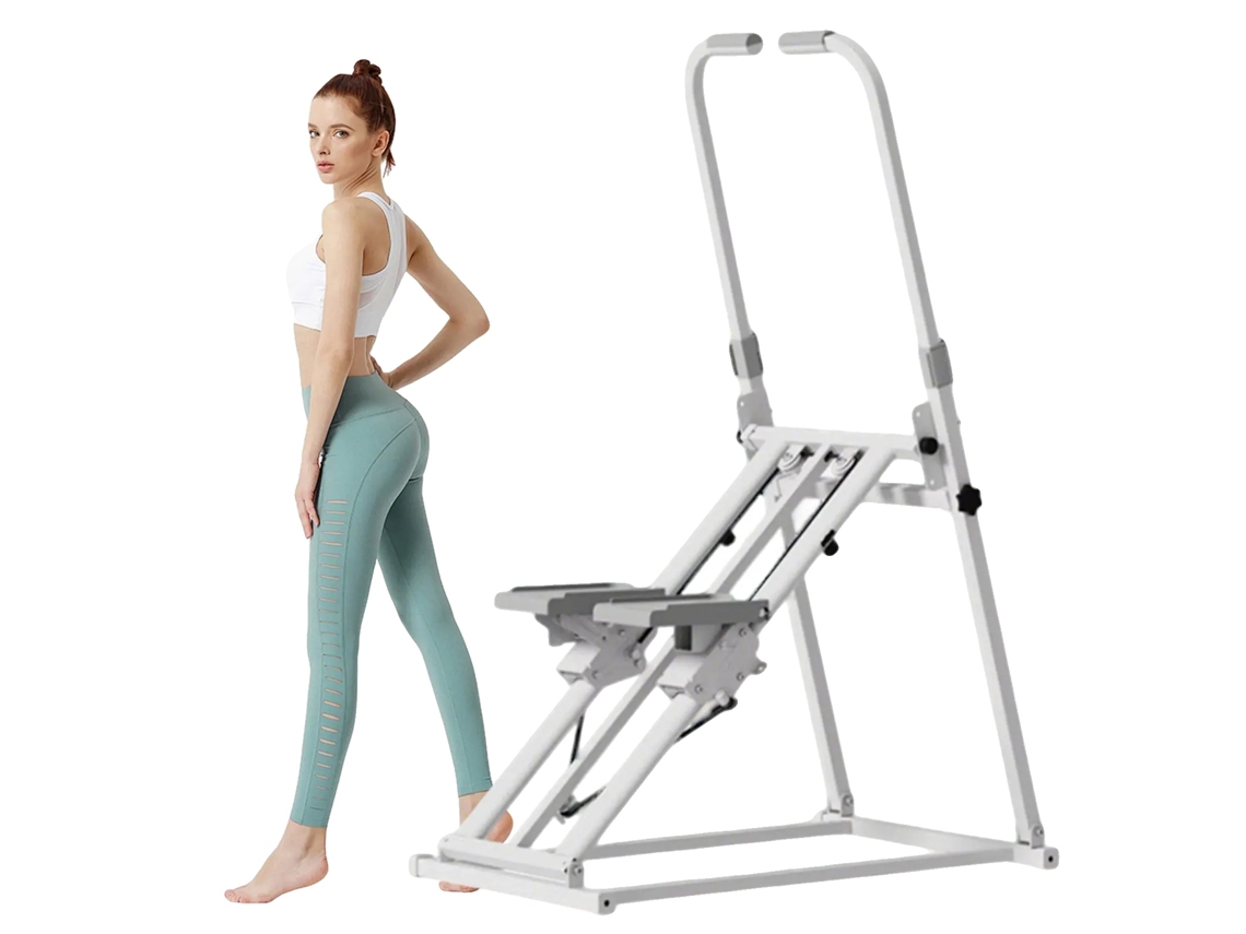 Stepper, Escalador Vertical, Design Compacto, Branco