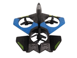Mali drone de Fotografia Aérea com Luzes e Câmera Hd Controle Remoto Presente para Crianças Azul 1 Bateria