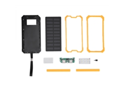 Kit de power bank solar com carregamento rápido e saída USB dupla, EOOCOO
