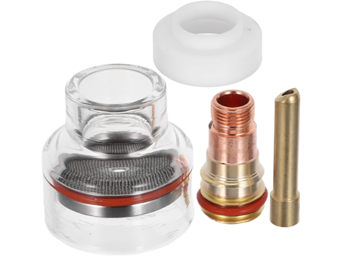 Bocal de vidro de alta temperatura Topbathy 2,4 mm compatível com Wp 17/18/26, copo transparente | S/MARCA