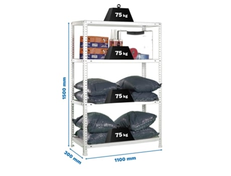 Advantage Superplus 4/300 1500 Estantes De Metal Galvanizado