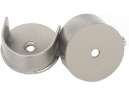 Suportes Para Varão De Cortina De 28 Mm, Acessórios Para Cortina, Suporte De Parede Prateado Para Va