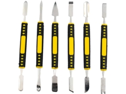 Conjunto De 6 Alavancas Metal Para Reparos Manuais, Ferramenta Manual, Ampla Gama