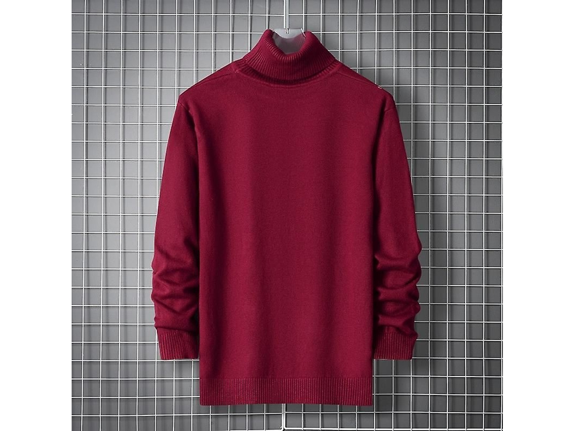 Fasst Jersey de Cuello Alto para Homens, Otoño e Invierno, Moda Harajuku