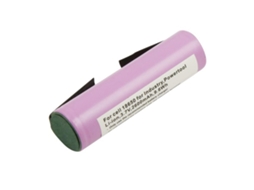 Bateria Para Gardena / Kärcher Li Ion 18650 3,7v 2600mah Com Terminais Em U Violeta Avizar